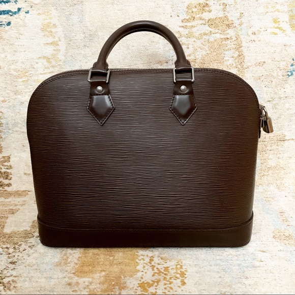Louis Vuitton Brown Epi Leather Alma w Wallet Set - Picture 9 of 15